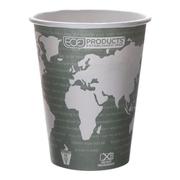 Eco-Products 12 oz World Art Hot Cups, PK1000 EP-BHC12-WA